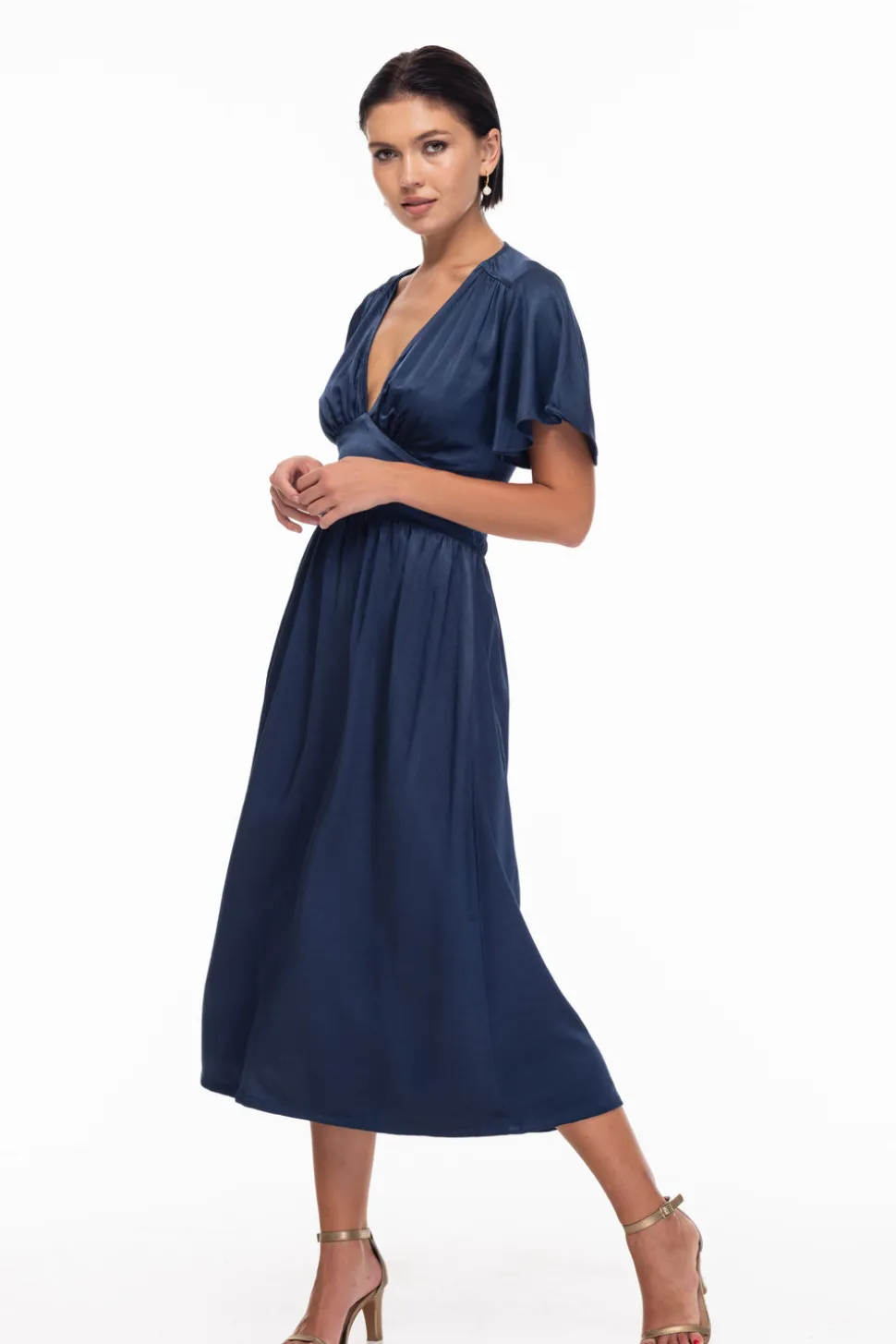A Defining Moment Dress - Ash Blue