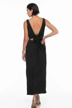 A Walk to Remember Dress - Black Satin