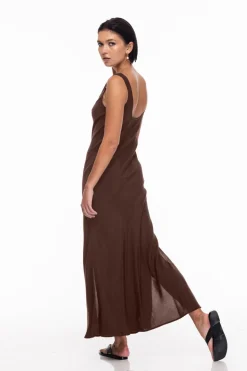 Alexandria Dress - Chocolate
