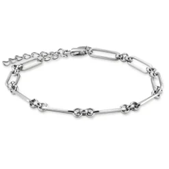 BLAK - Rosefield Chunky Chain Bracelet Silver
