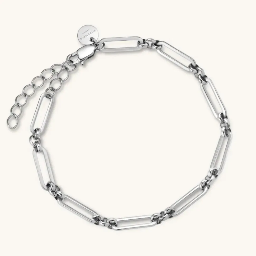 BLAK - Rosefield Chunky Chain Bracelet Silver