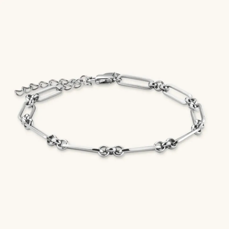 BLAK - Rosefield Chunky Chain Bracelet Silver