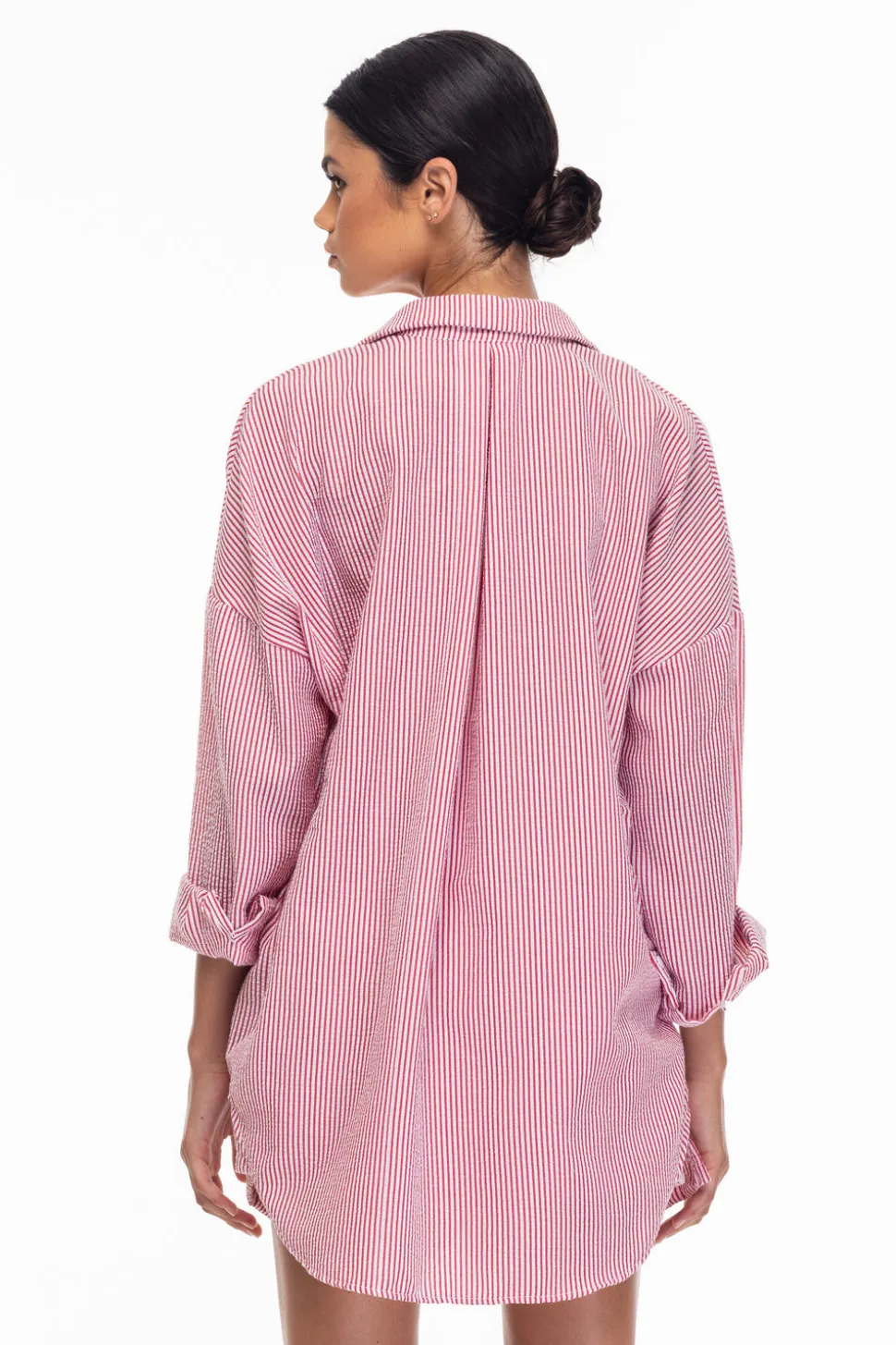 Defiant Shirt - Red/White Stripe