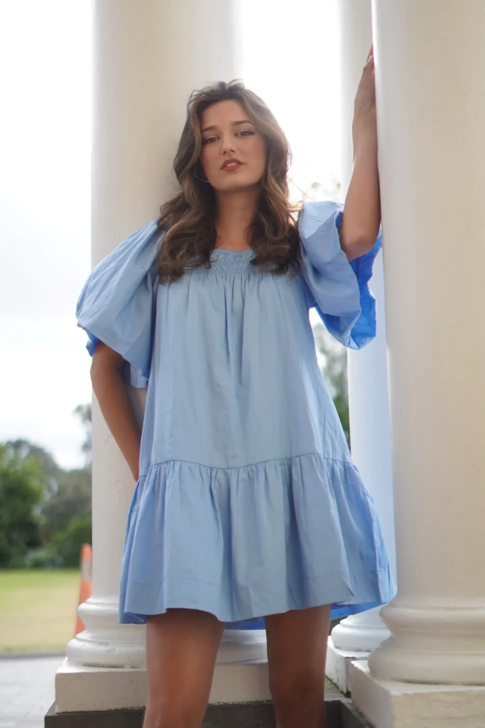 Everest Dress - Cornflower Blue