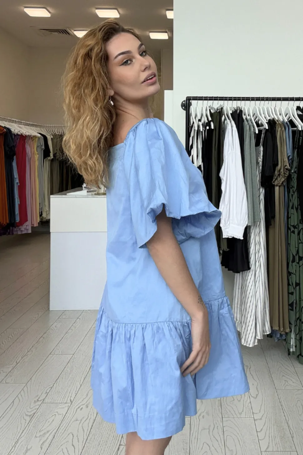 Everest Dress - Cornflower Blue