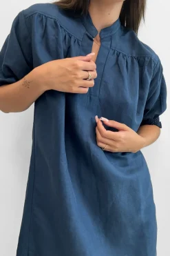 First Spark Dress - Denim Blue