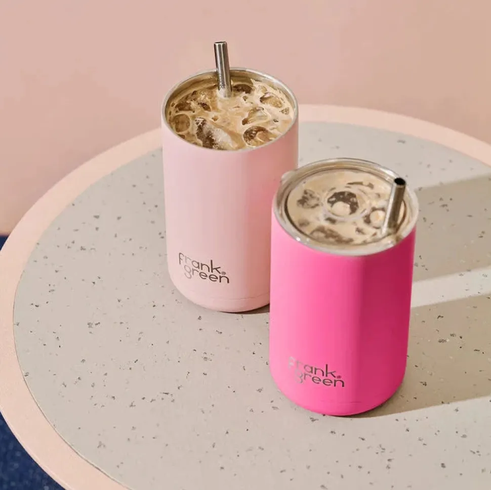 Frank Green - Iced Coffee Cup with Straw - Blushed