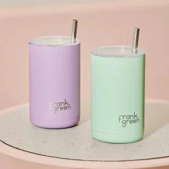 Frank Green - Iced Coffee Cup with Straw - Mint Gelato