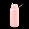 Frank Green - 34oz Reusable Bottle (straw) - Blushed