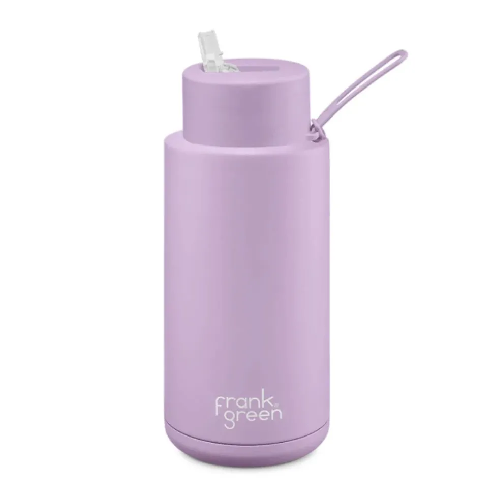 Frank Green - 34oz Reusable Bottle (straw) - Lilac Haze