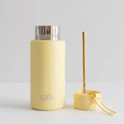 Frank Green - 34oz Reusable Bottle (straw) - Buttermilk