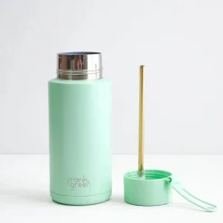 Frank Green - 34oz Reusable Bottle (straw) - Mint Gelato