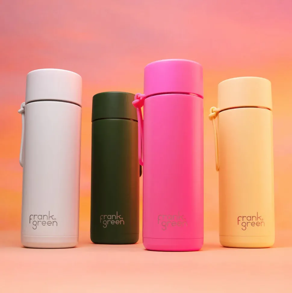 Frank Green - 20oz Reusable Bottle (straw) - Buttermilk
