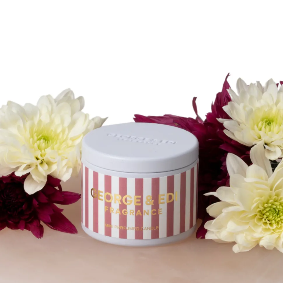 George & Edi - Mini Candle in a Tin - Peony