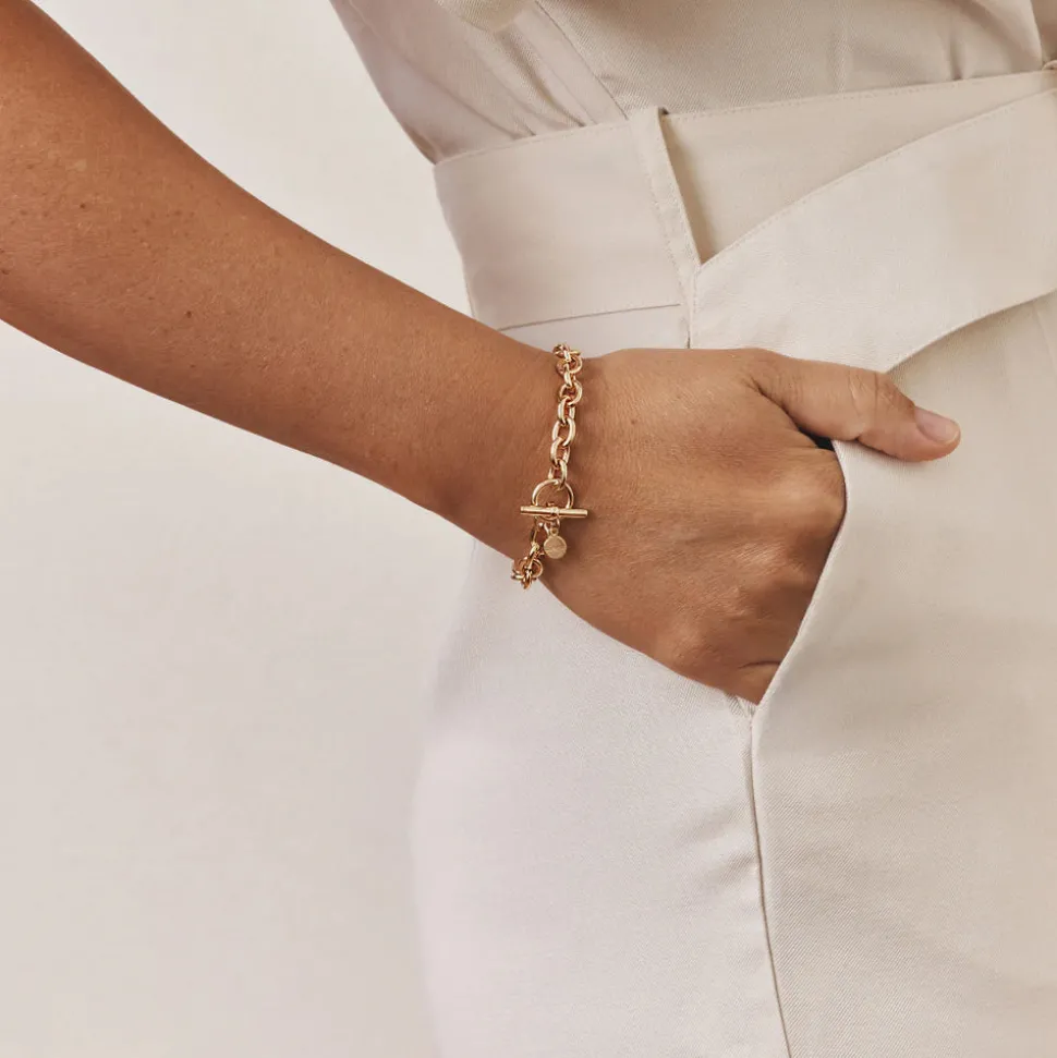 GIMME - Millie Fob link Bracelet - Gold