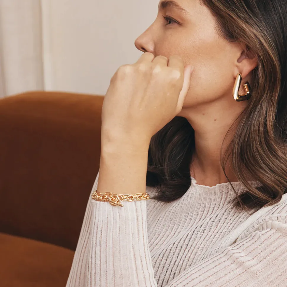 GIMME - Millie Fob link Bracelet - Gold