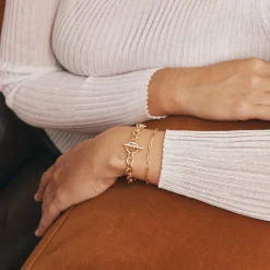 GIMME - Millie Fob link Bracelet - Gold