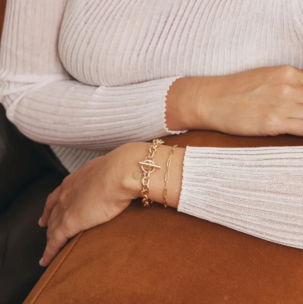 GIMME - Millie Fob link Bracelet - Gold