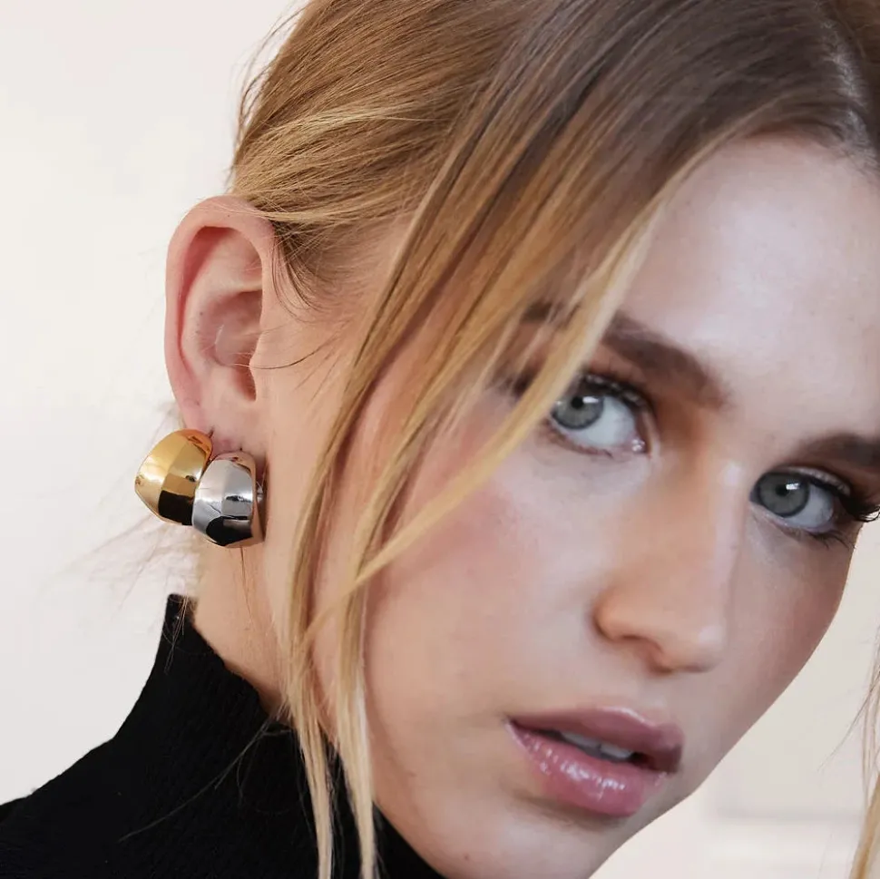 GIMME - Piper Chunky Gold Hoop Earrings