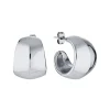 GIMME - Piper Chunky Silver Hoop Earrings