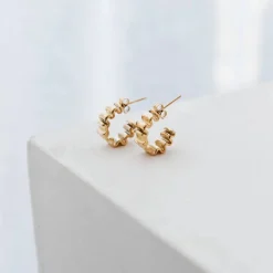 GIMME - Poppy Wrinkle Hoop Earrings