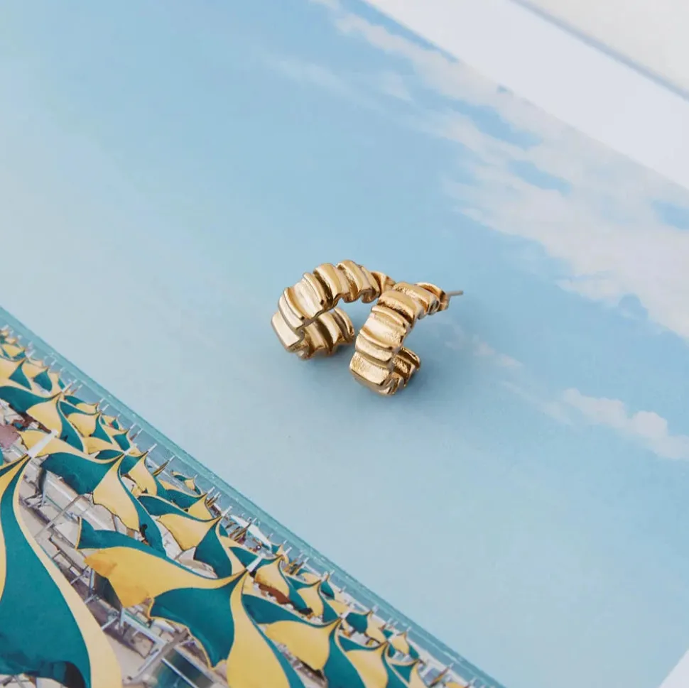 GIMME - Poppy Wrinkle Hoop Earrings