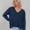 Helios Light Jumper - Denim Blue Marle