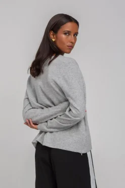 Helios Light Jumper - Light Grey Marle