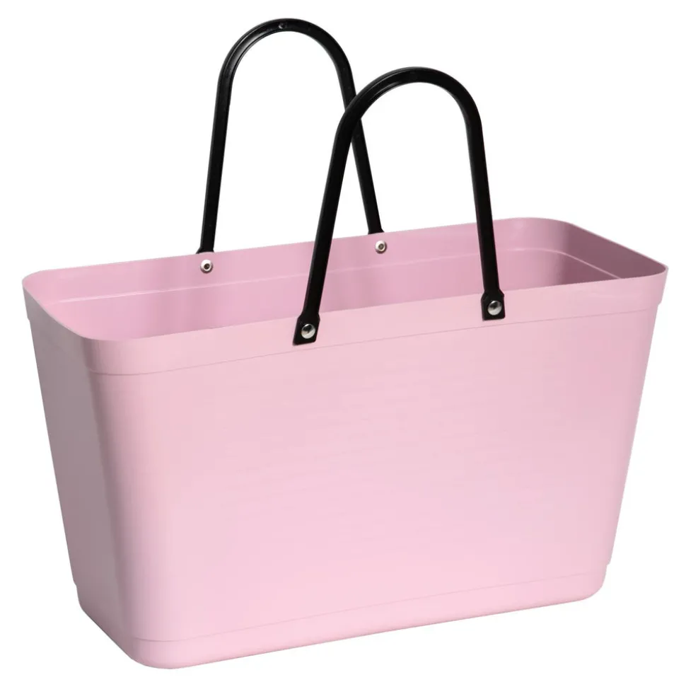Hinza - Green Plastic Bag - Dusty Pink