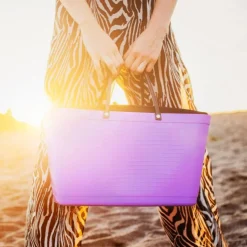 Hinza - Green Plastic Bag - Lilac