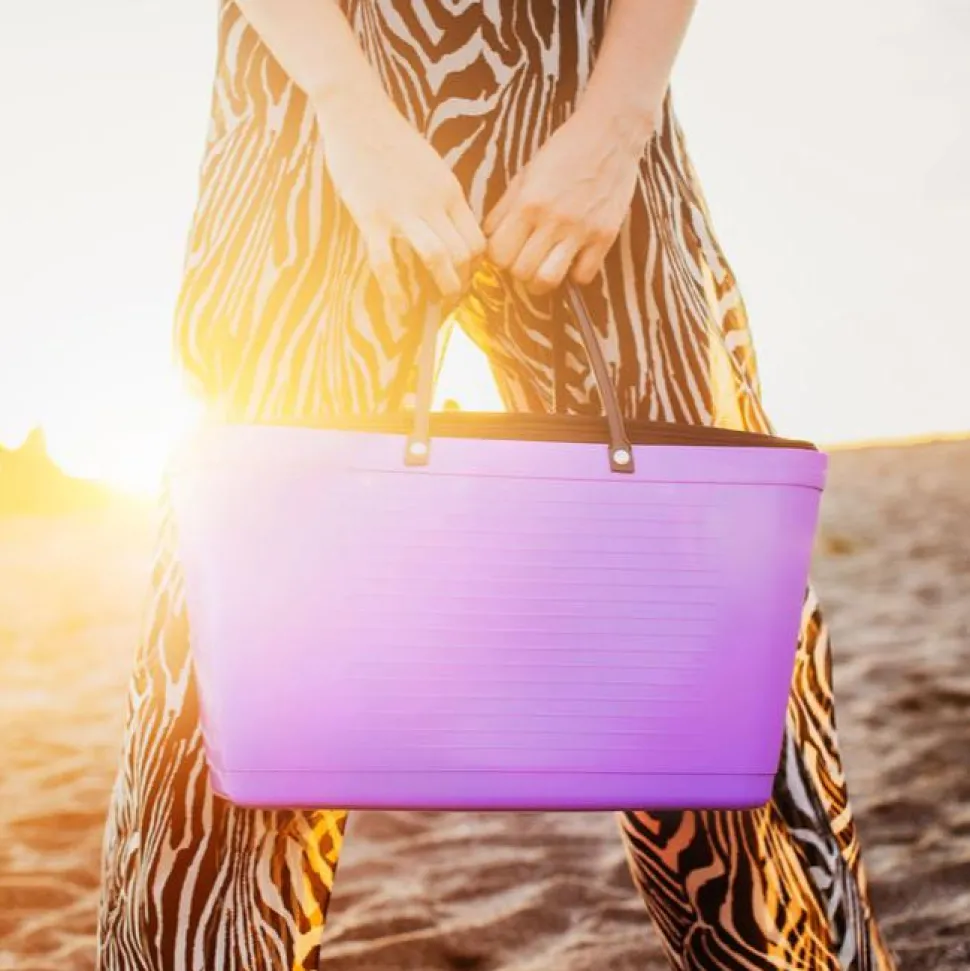 Hinza - Green Plastic Bag - Lilac