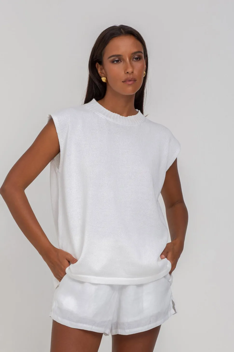 Honey Pie Tank - White