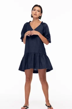 Keep Every Promise Mini Dress - Navy
