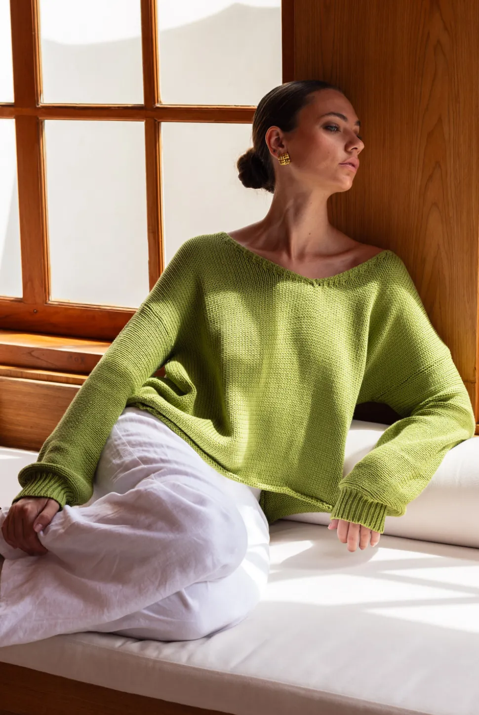 Keep Me Close Sweater - Apple