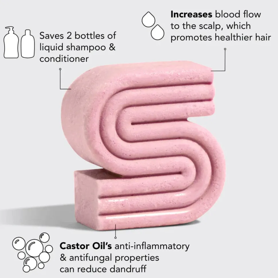 Kitsch Caster Oil Shampoo Bar - Nourishing