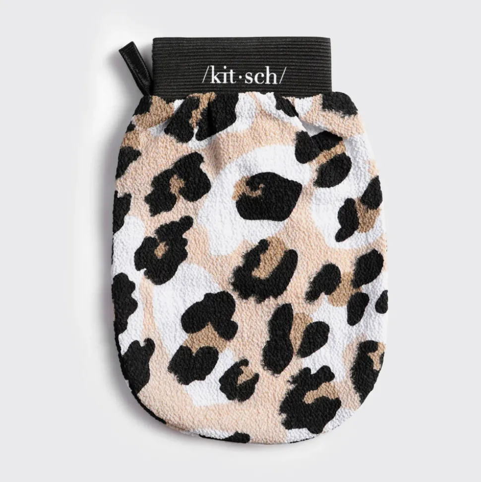 Kitsch Eco-Friendly Exfoliating Glove - Leopard