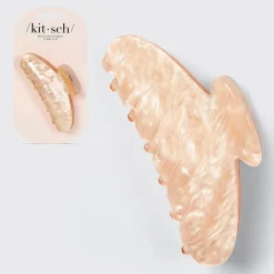Kitsch Recycled Plastic Marble Claw Clip - Blond