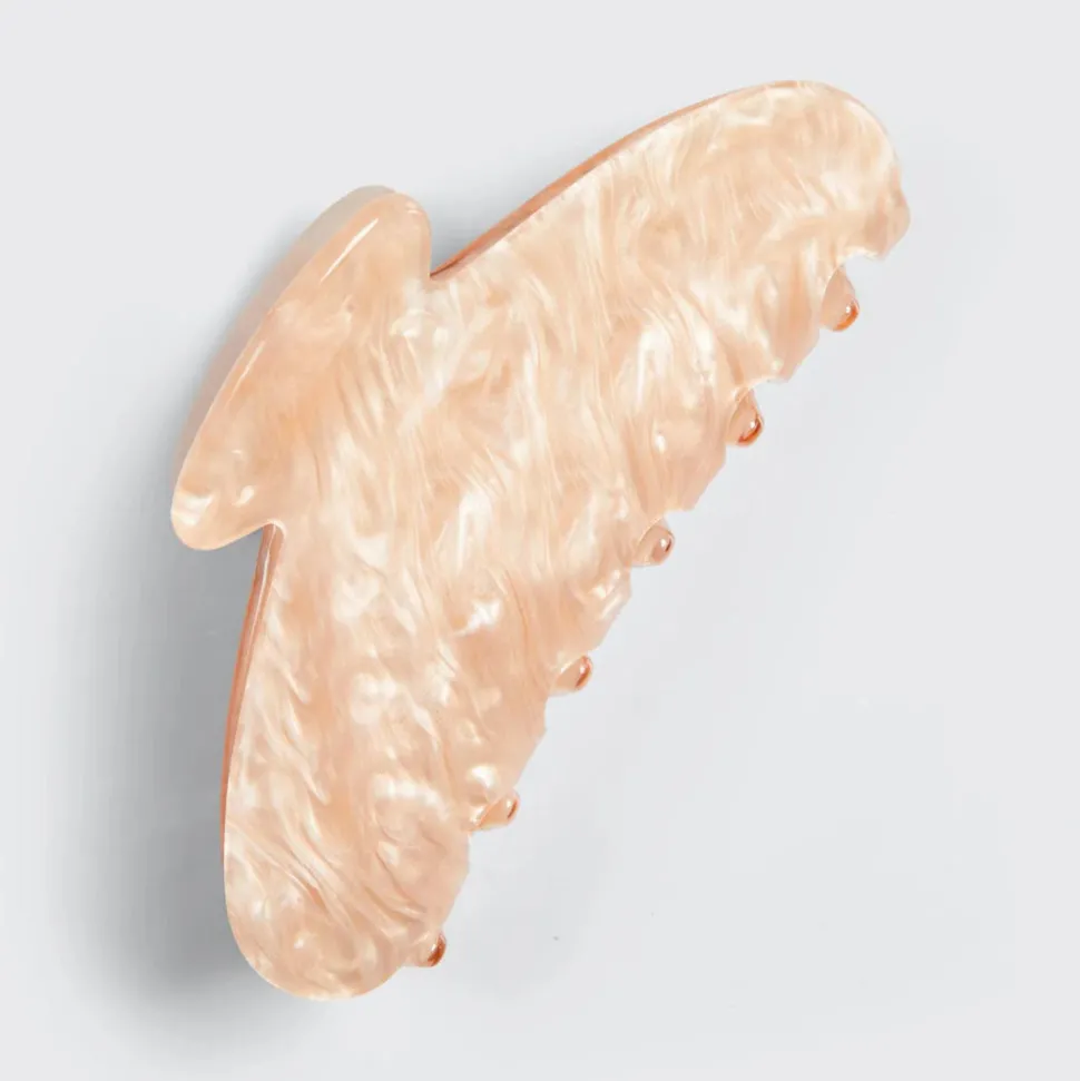 Kitsch Recycled Plastic Marble Claw Clip - Blond
