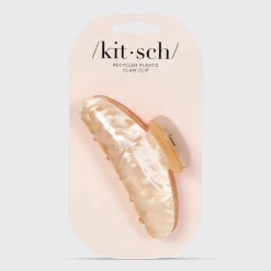 Kitsch Recycled Plastic Marble Claw Clip - Blond