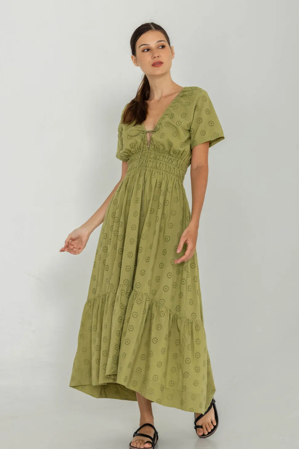 Lasting Lights Dress - Fern