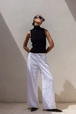 Linen Fever Pant - White