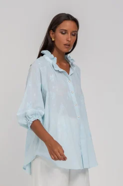 Margaret Top - Baby Blue