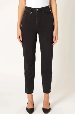 Neuw - Lola Mom Jean - Jet Black Earth
