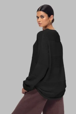 Open My Heart Jumper - Black