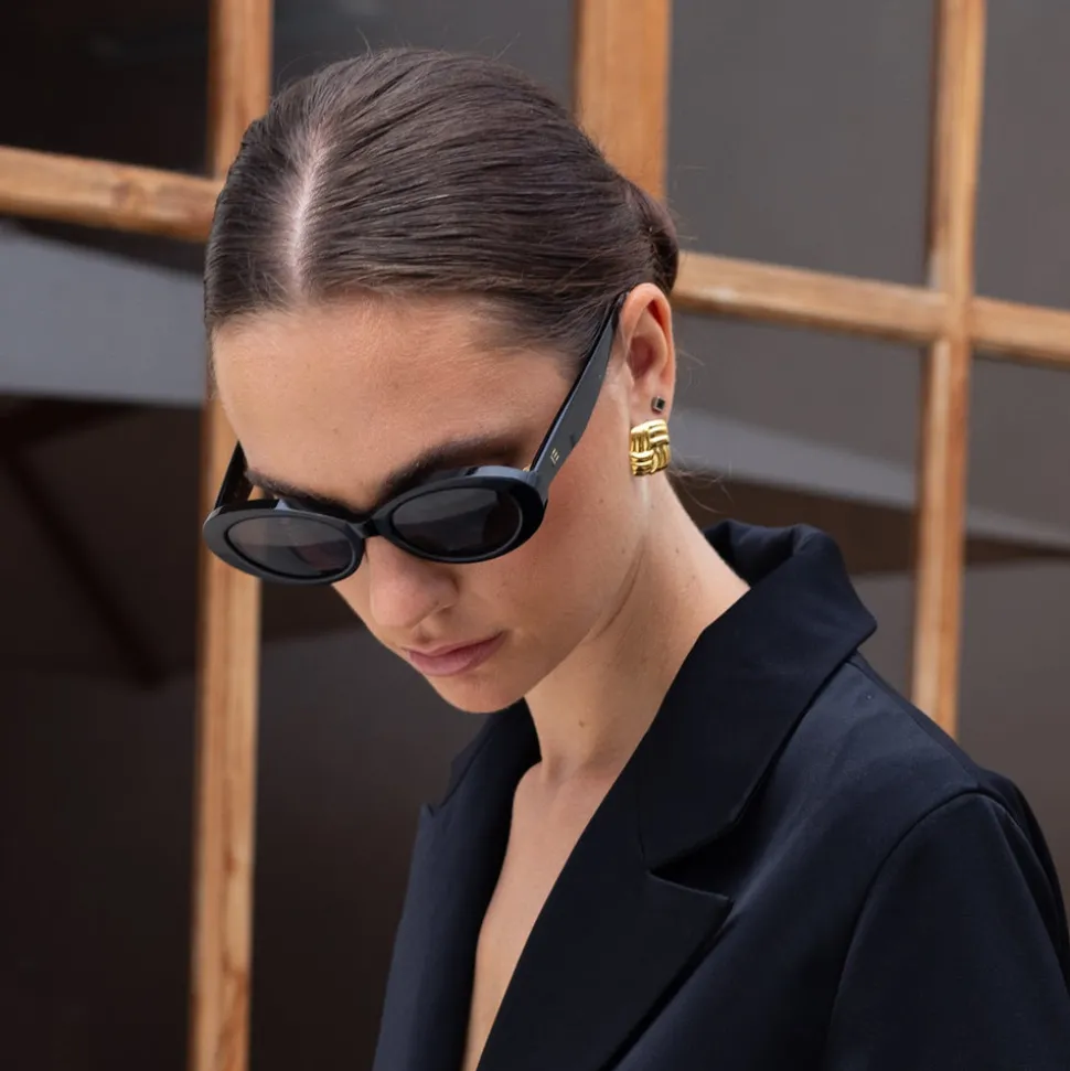 Porter Jewellery - Baby Cushion Earrings- Gold