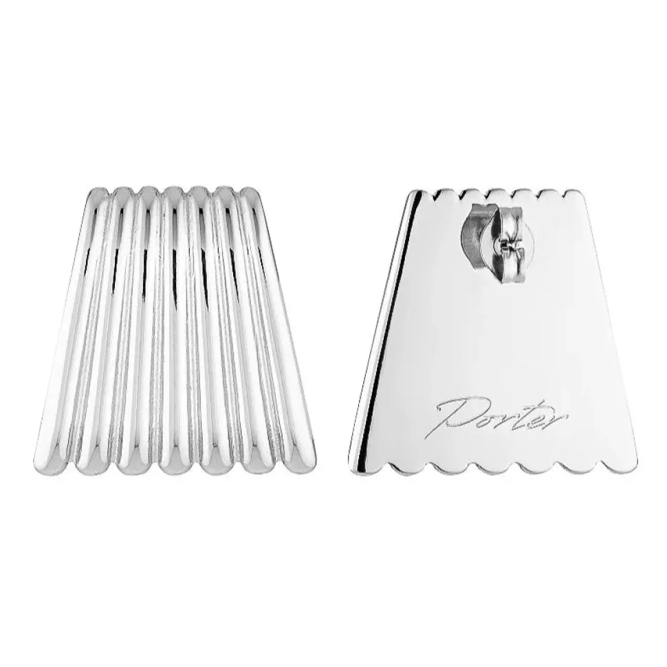 Porter Jewellery - Caterpillar Earrings - Silver