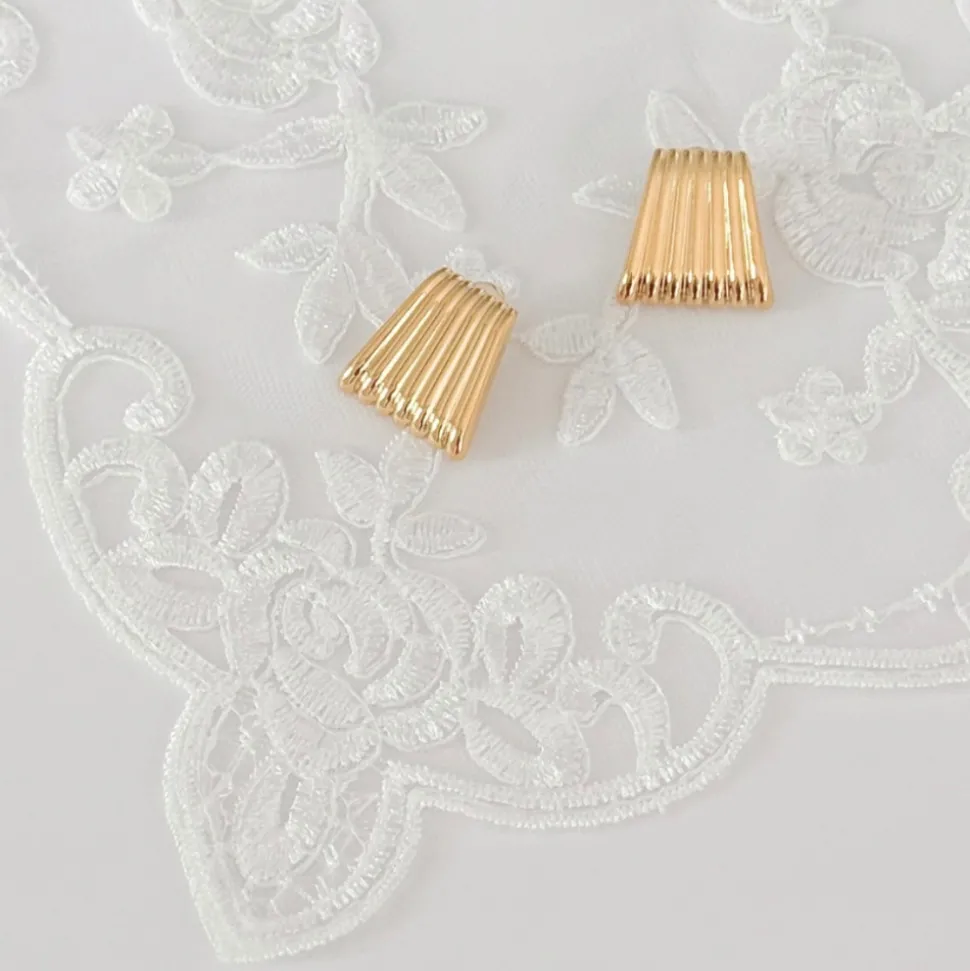 Porter Jewellery - Caterpillar Earrings - Gold