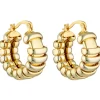 Porter Jewellery - Turtle Hoops - Gold