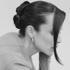 Porter Jewellery - Turtle Hoops - Silver