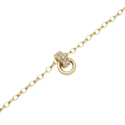 Rosefield Bow Link Necklace - Gold